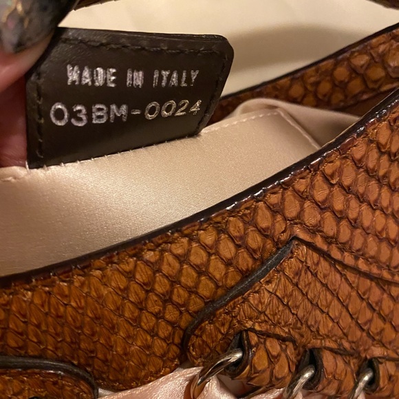 Christian Dior Python Pink Satin Corset Ballet bag - Picture 6 of 6